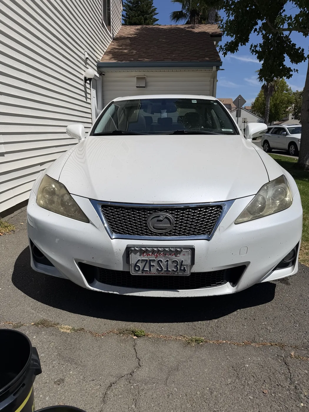Lexus IS 250 front exterior before detailing