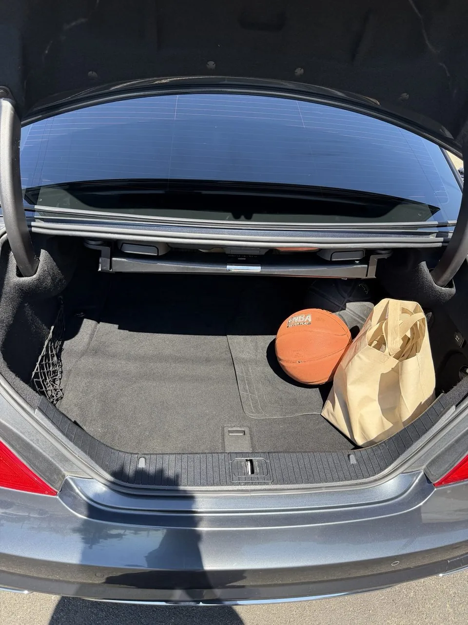 Mercedes-Benz CLS 550 trunk after detailing