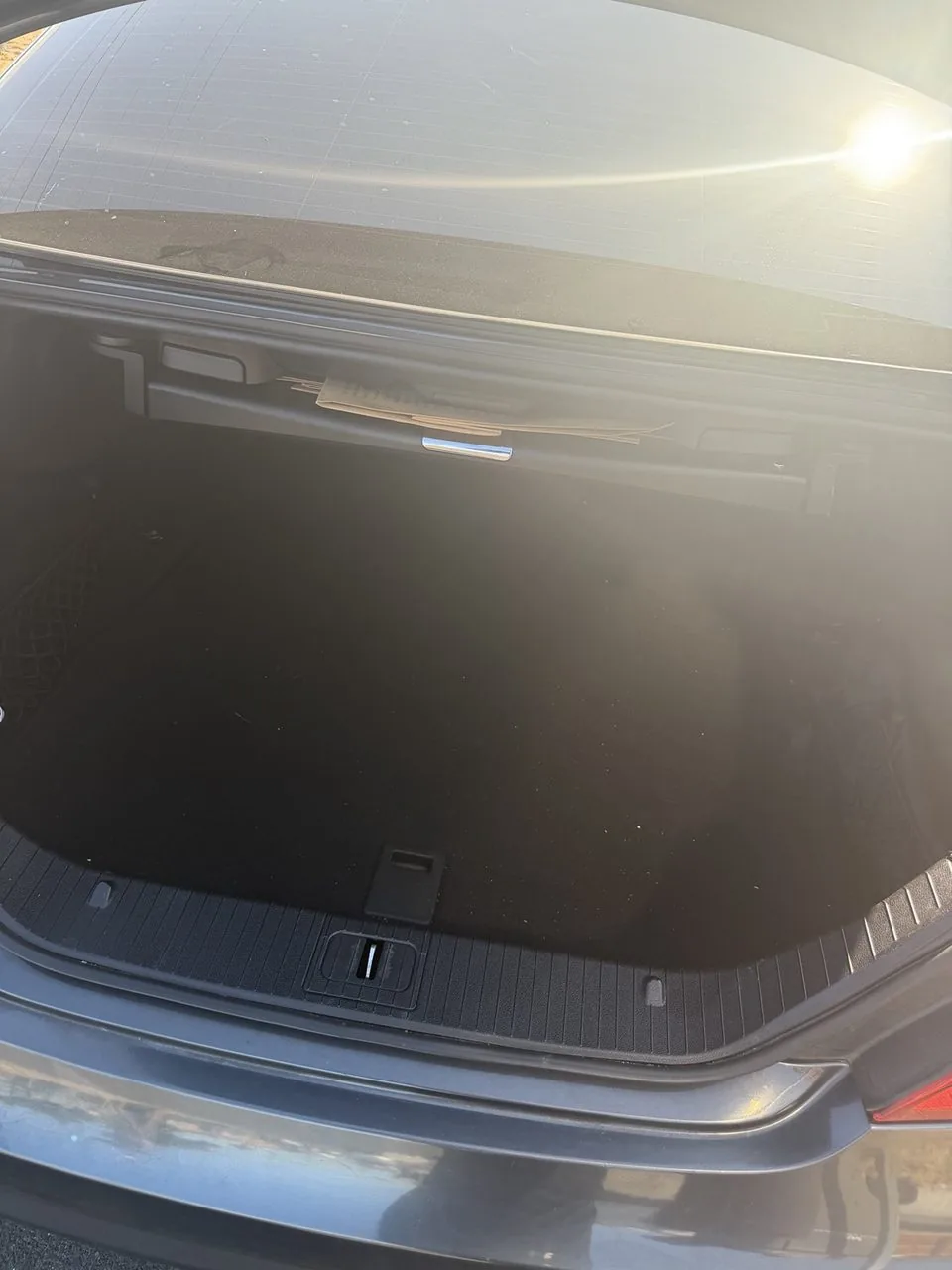 Mercedes-Benz CLS 550 trunk before detailing